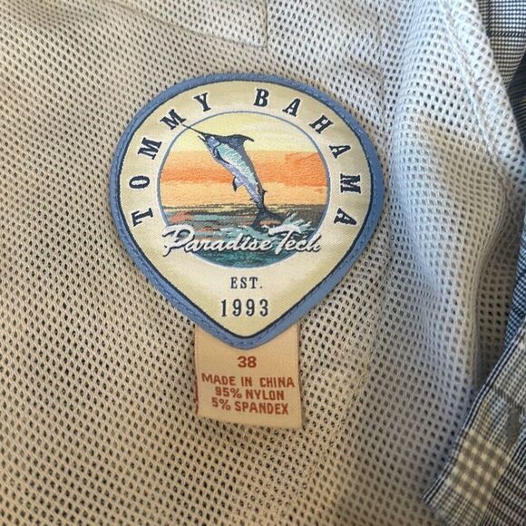 Tommy Bahama Paradise Tech Nylon Plaid Shorts size 38 - Picture 6 of 7